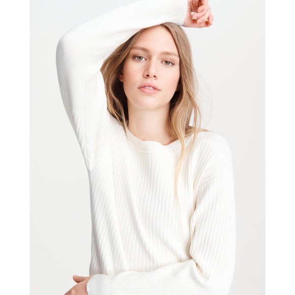 Rag & Bone Irvin elbow Patch Sweater - Picture 2 of 10